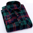 Camisa de cuadros para hombre F773 3