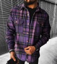 Camisa de cuadros para hombre F858 3