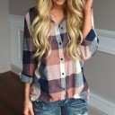 Camisa de cuadros para mujer Leandra 5