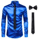 Camisa de hombre con corbata y pajarita 3
