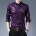 Camisa de hombre con dragones F834 7