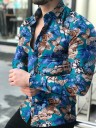 Camisa de hombre con estampado F435 14
