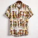 Camisa de hombre con estampado F491 8