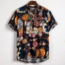 Camisa de hombre con estampado F491 5