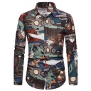 Camisa de hombre con estampado F704 14