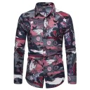 Camisa de hombre con estampado F704 12