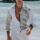 Camisa de hombre con estampado F724 5