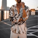 Camisa de hombre con estampado F724 2