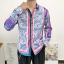 Camisa de hombre con estampado F769 4