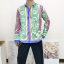 Camisa de hombre con estampado F769 3