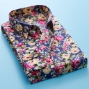 Camisa de hombre con flores F624 7