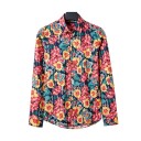 Camisa de hombre con flores F624 12