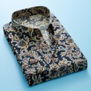 Camisa de hombre con flores F624 9