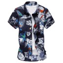 Camisa de hombre con flores F688 6