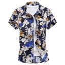 Camisa de hombre con flores F688 7