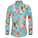 Camisa de hombre con flores 2