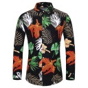 Camisa de hombre con flores 6