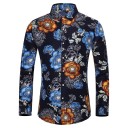 Camisa de hombre con flores 8