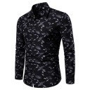 Camisa de hombre con hojas F527 5