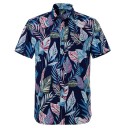 Camisa de hombre con hojas F629 6