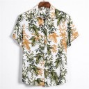 Camisa de hombre con hojas F830 3