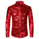 Camisa de hombre con lentejuelas F662 6 Camisa de hombre con lentejuelas F662 6