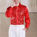Camisa de hombre con lentejuelas F761 3