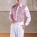 Camisa de hombre con lentejuelas F761 5