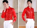 Camisa de hombre con lentejuelas F761 1