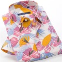Camisa de hombre con palmeras F767 13