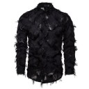 Camisa de hombre con plumas 3
