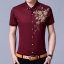 Camisa de hombre con rosas A3086 2