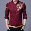 Camisa de hombre con rosas A3086 1