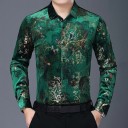Camisa de hombre con rosas 2