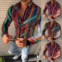 Camisa de homem colorida F546 3