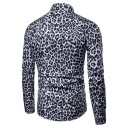 Camisa de leopardo para hombre A3081 3