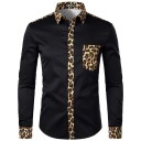Camisa de leopardo para hombre F617 2