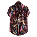 Camisa de manga corta para hombre F419 5