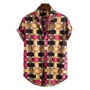 Camisa de manga corta para hombre F419 3