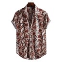 Camisa de manga corta para hombre F419 7