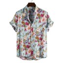 Camisa de manga corta para hombre F436 5