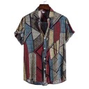 Camisa de manga corta para hombre F436 11
