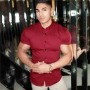 Camisa de manga corta para hombre F440 11