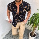 Camisa de manga corta para hombre F453 2