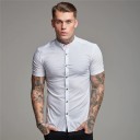 Camisa de manga corta para hombre F467 2