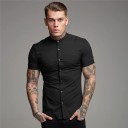 Camisa de manga corta para hombre F467 4