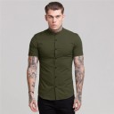 Camisa de manga corta para hombre F467 2