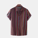 Camisa de manga corta para hombre F487 7