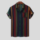 Camisa de manga corta para hombre F487 6