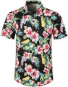 Camisa de manga corta para hombre F496 1
